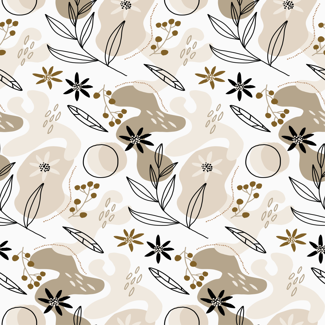 Alfombra vinílica flores diseño elegante en rosa y beige - TenVinilo