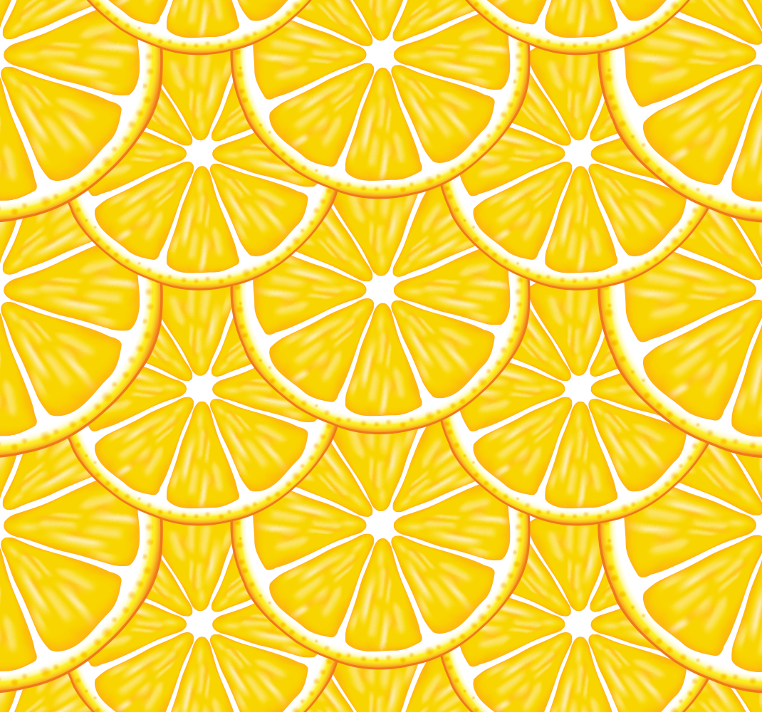 Alfombra vinílica cocina patrón naranja - TenVinilo