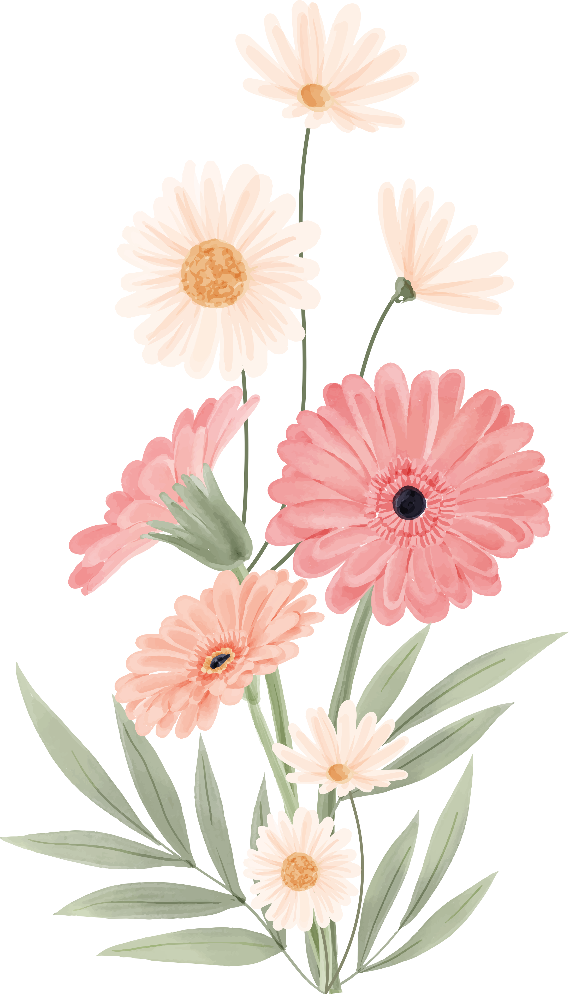 Alfombra vinílica baño margaritas rosas - TenVinilo