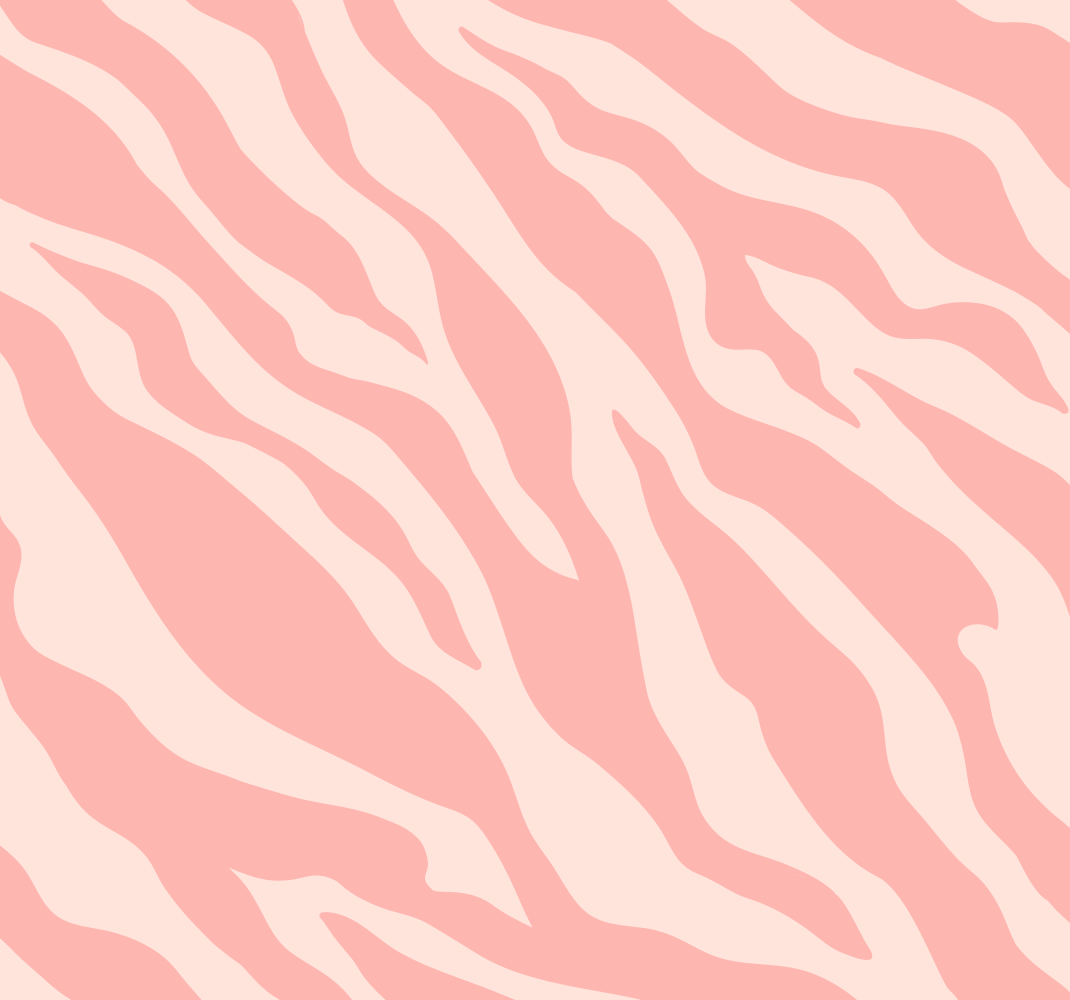 Alfombra vinílica animal print cebra rosa - TenVinilo
