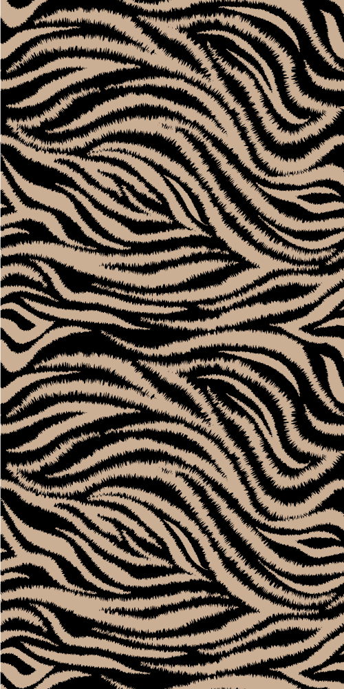 Alfombra vinílica animal print motivo rayas de cebra - TenVinilo