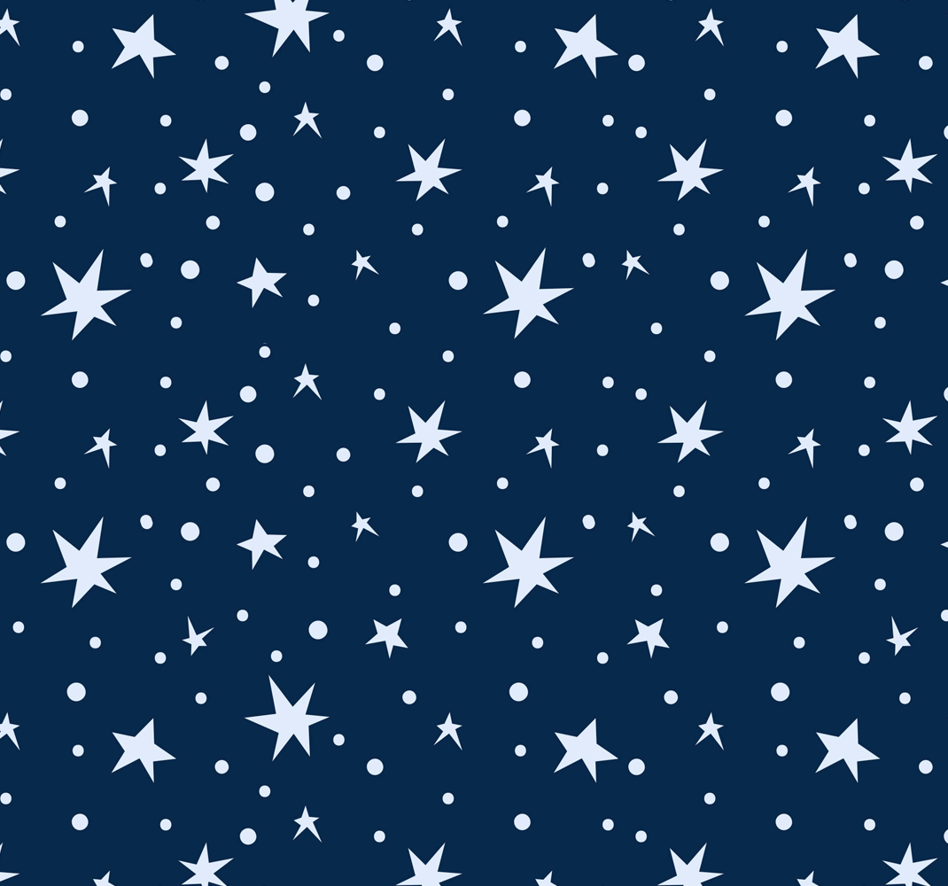 Alfombra vinílica estrellas sobre fondo azul marino - TenVinilo