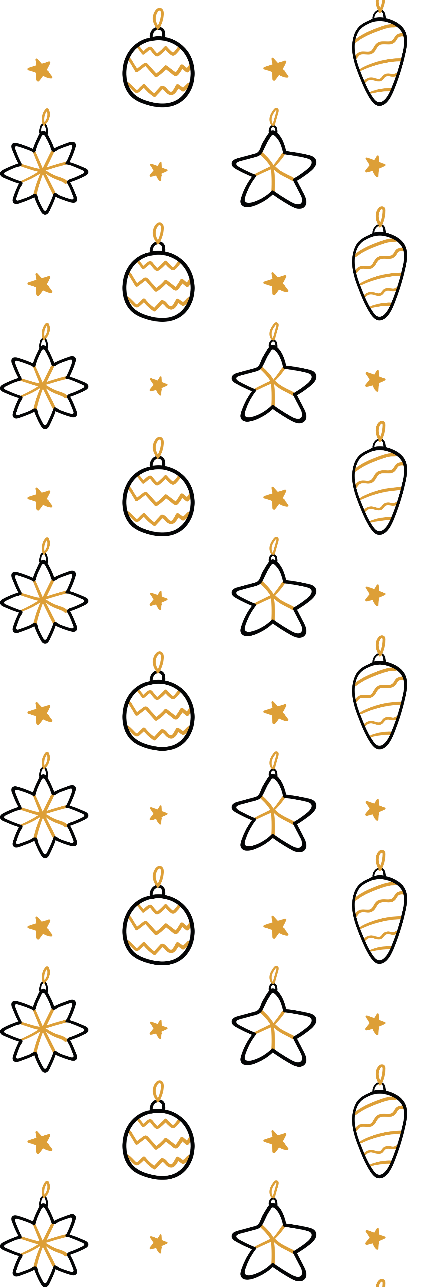 Alfombra vinílica navidad patrón estrellas geométricas - TenVinilo