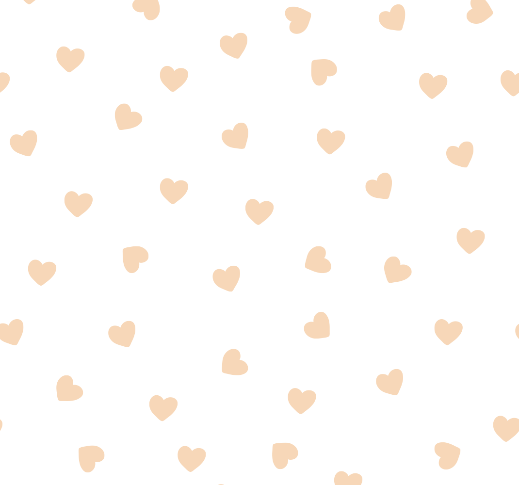 Alfombra vinílica dormitorio corazones pequeños - TenVinilo