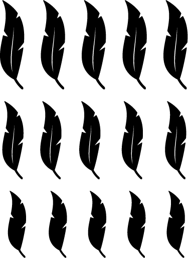 Alfombra vinílica naturaleza patrones de plumas flotantes - TenVinilo