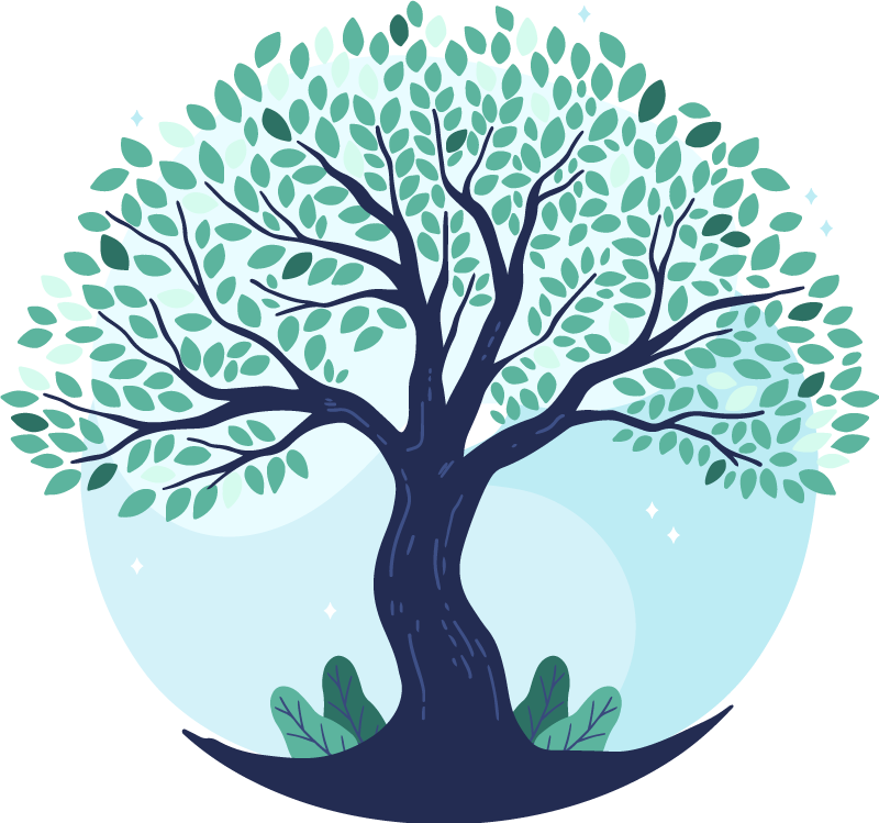 Alfombra vinílica naturaleza diseño de Árboles lujosos - TenVinilo