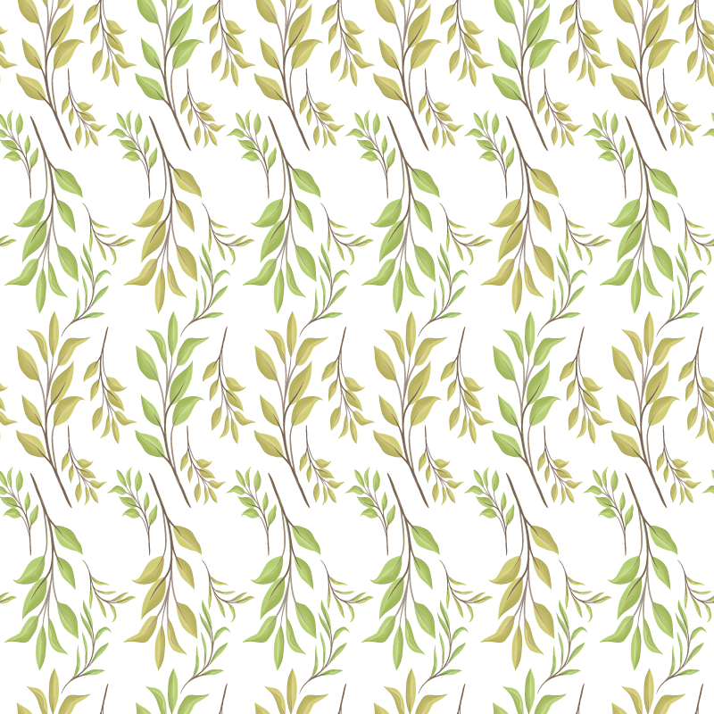 Alfombra vinílica naturaleza motivo verde frondoso - TenVinilo