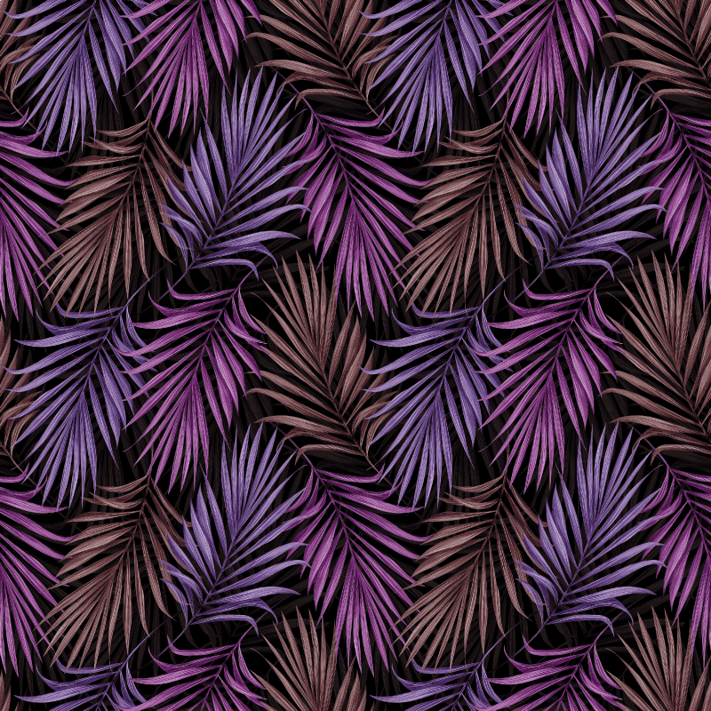 Alfombra vinílica naturaleza motivo de hojas moradas - TenVinilo