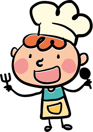 Alfombra vinílica infantil cocinero pequeño - TenVinilo