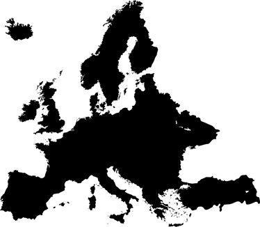 Alfombra vinílica mapamundi vinilo pizarra europa - TenVinilo