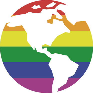 Alfombra vinílica mapamundi adhesivo mundo gay - TenVinilo