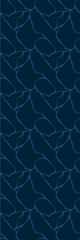 Alfombra vinílica baño diseño de mármol azul - TenVinilo