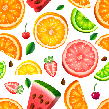 Alfombra vinílica cocina vinilo para cocina frutas - TenVinilo
