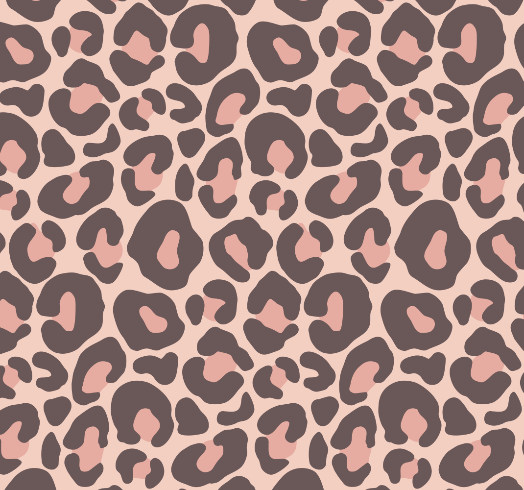 Alfombra vinílica dormitorio estampado leopardo rosa - TenVinilo