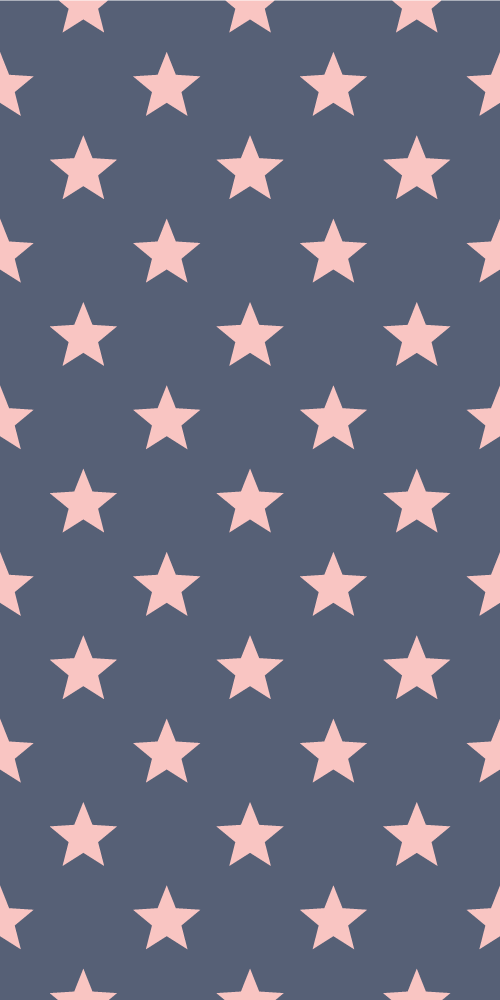 Alfombra vinílica dormitorio estrellas rosa y gris - TenVinilo