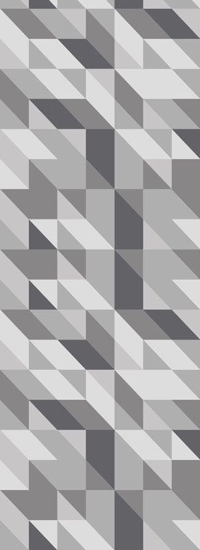 Alfombra vinílica nórdica cuadrados geométricos gris claro - TenVinilo