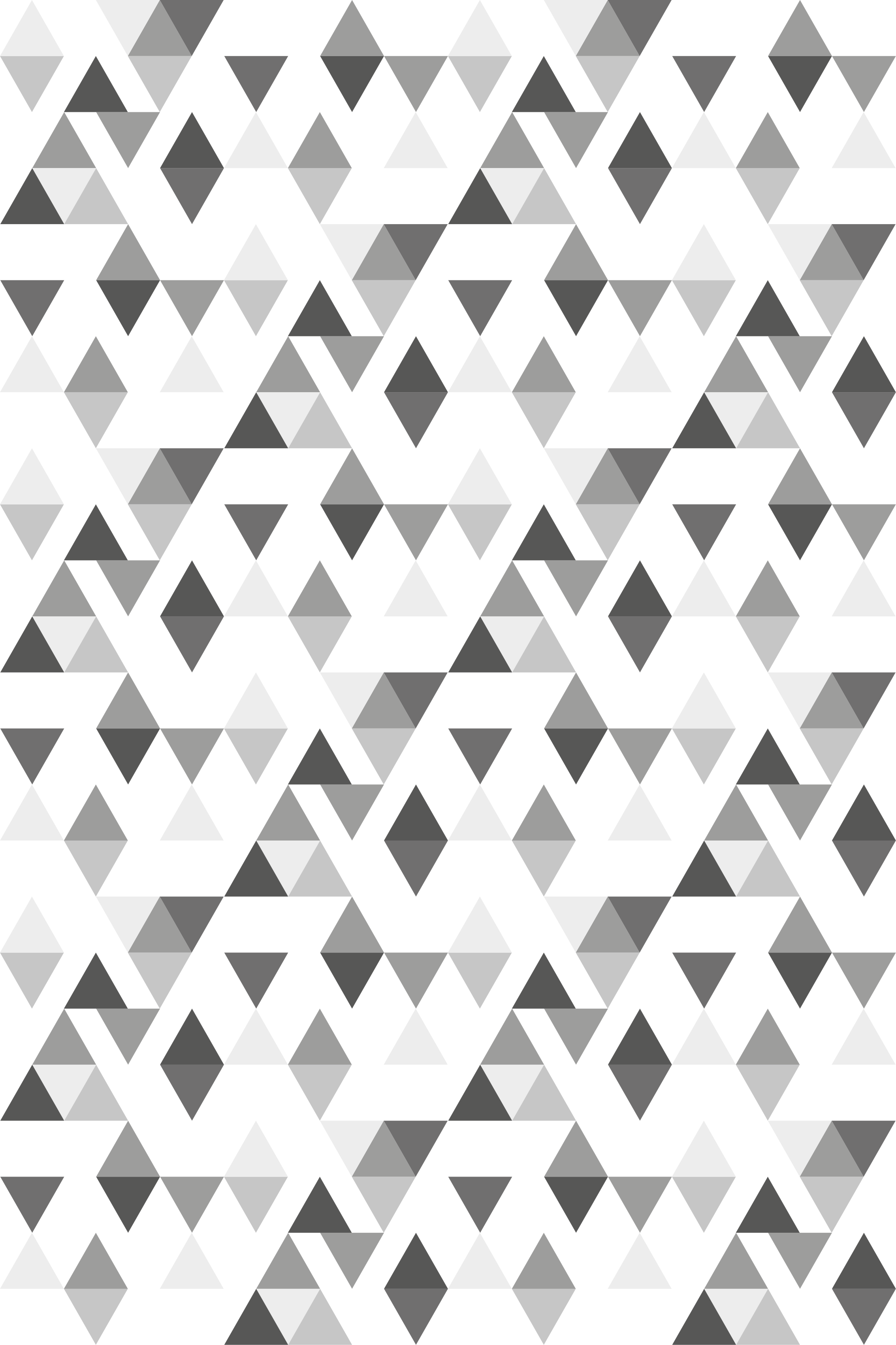 Alfombra vinílica nórdica patrón triángulos gris y blanco - TenVinilo