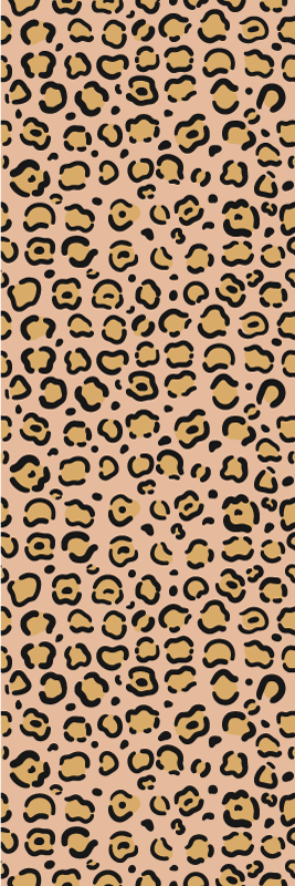 Alfombra vinílica de animales leopardo pastel print - TenVinilo