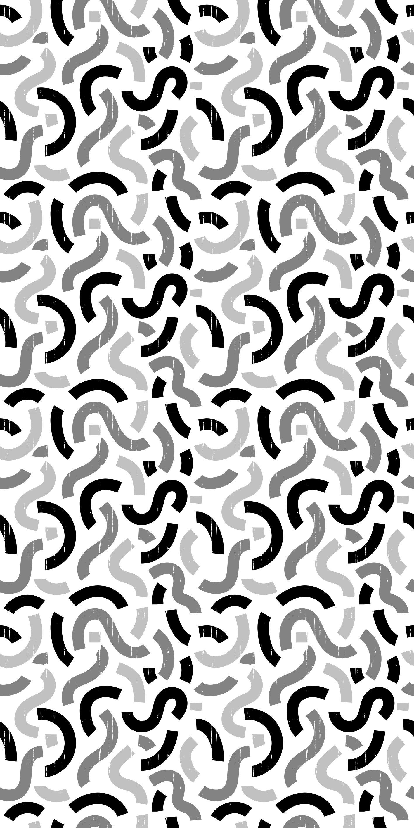 Alfombra vinílica textura formas en blanco y negro - TenVinilo