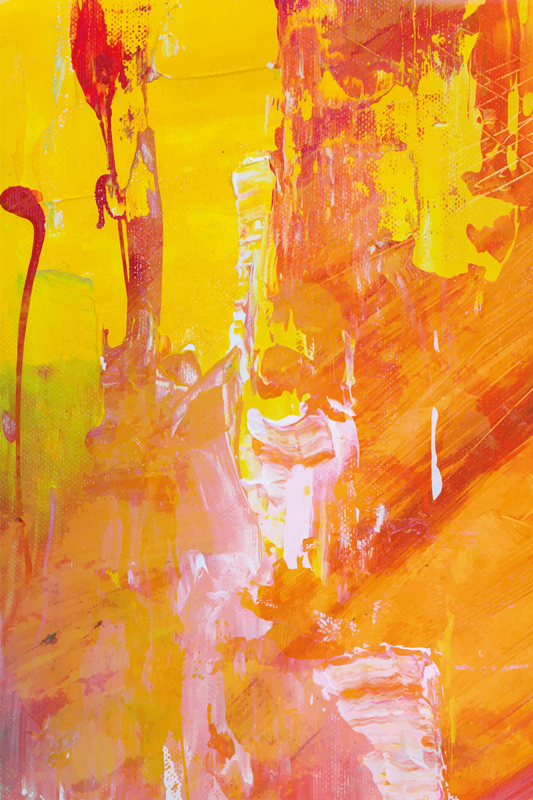 Alfombra vinílica textura diseño abstracto naranja - TenVinilo