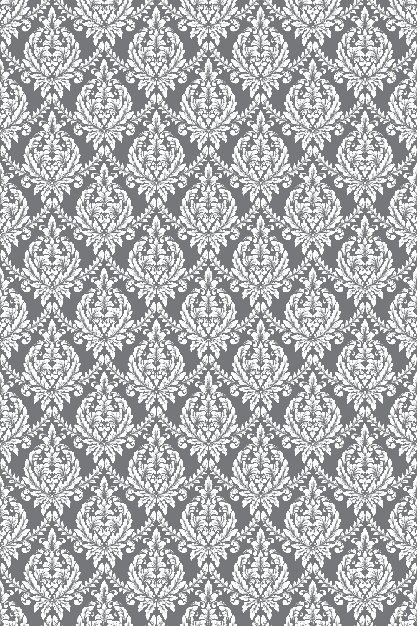 Alfombra vinílica textura damasco gris - TenVinilo