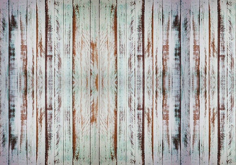 Alfombra vinílica vintage efecto madera desgastada - TenVinilo