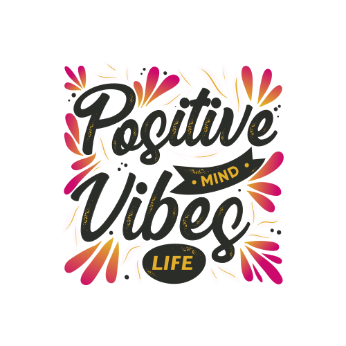Alfombra vinílica frase mentalidad positiva vibras positivas - TenVinilo