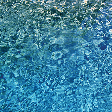 Alfombra vinílica textura agua azul realista - TenVinilo