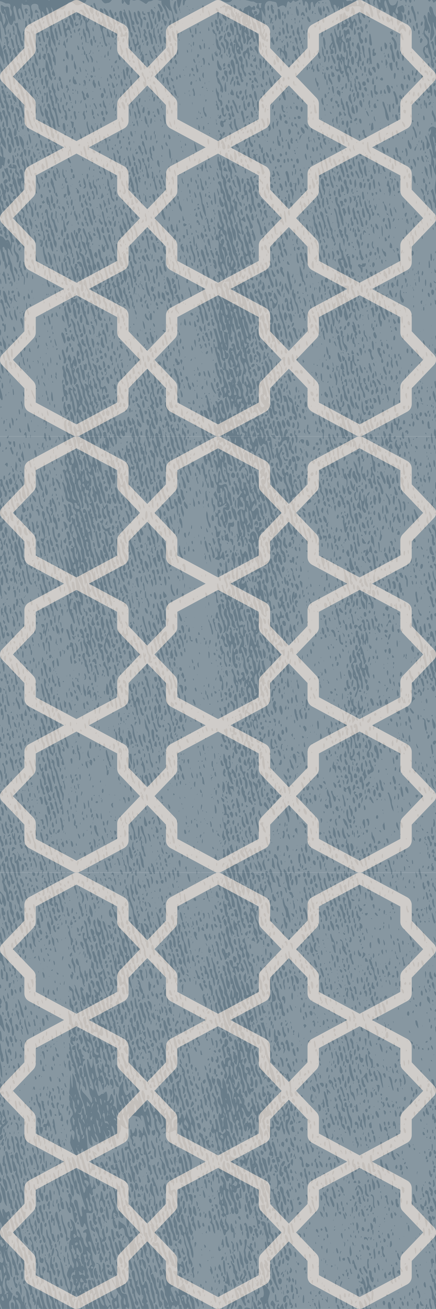 Alfombra vinílica salón patrón hamptons gris - TenVinilo