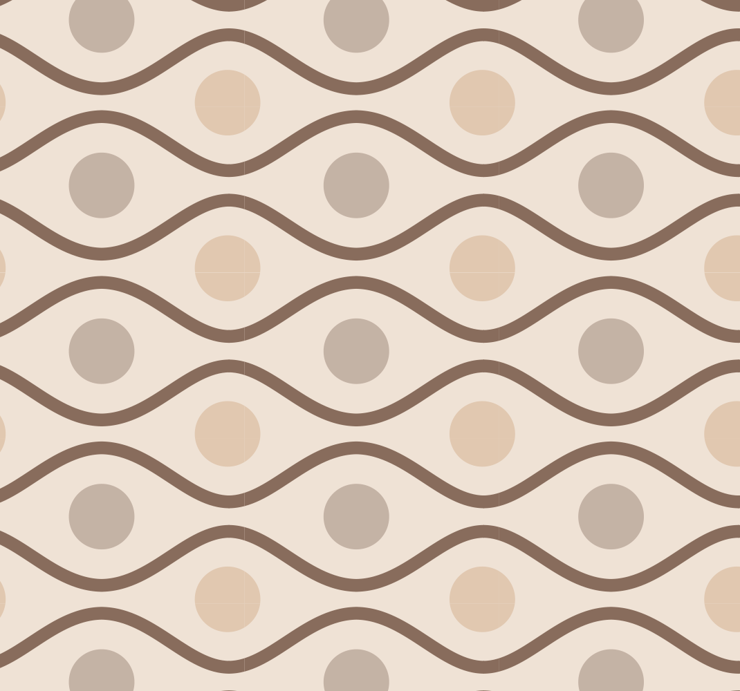 Alfombra vinílica beige estilo años 70 - TenVinilo