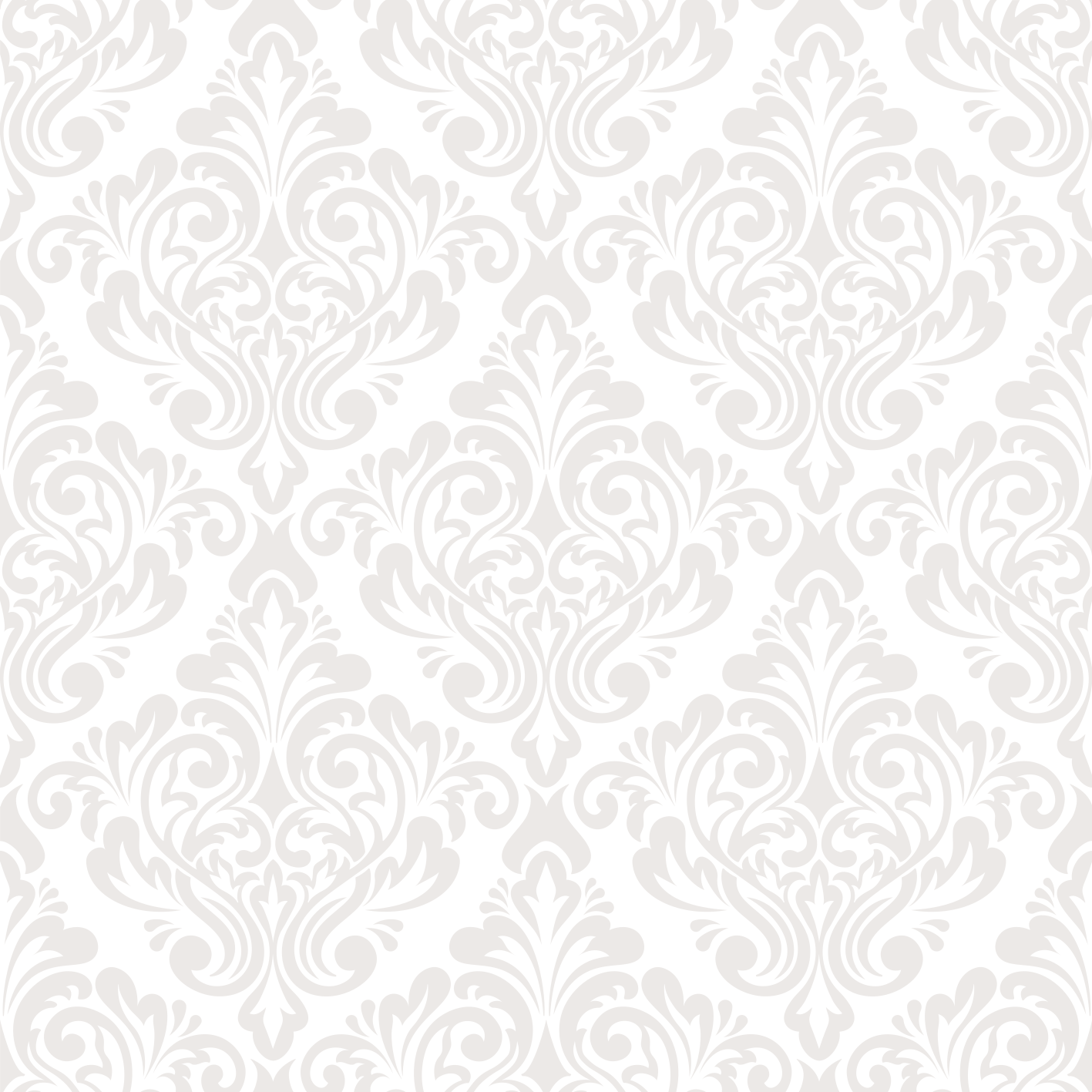 Alfombra vinílica blanca damasco blanco - TenVinilo