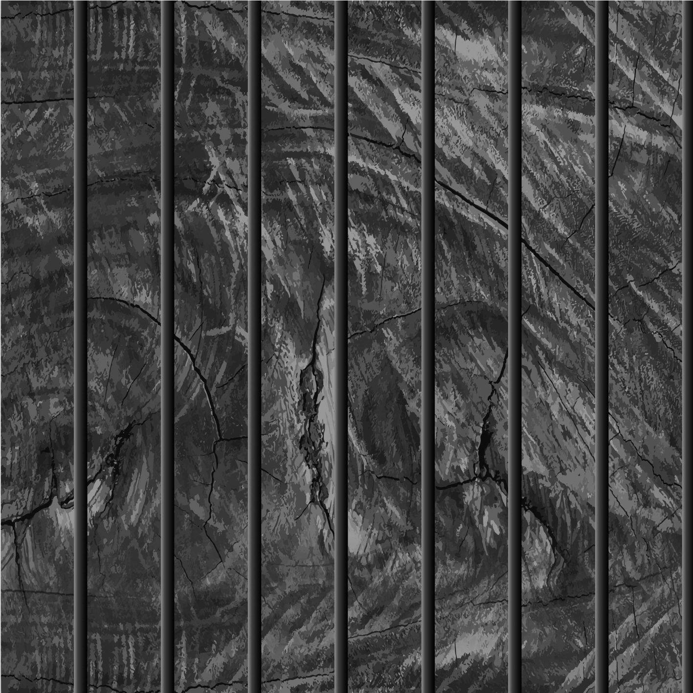 Alfombra vinílica negra tablones de madera - TenVinilo