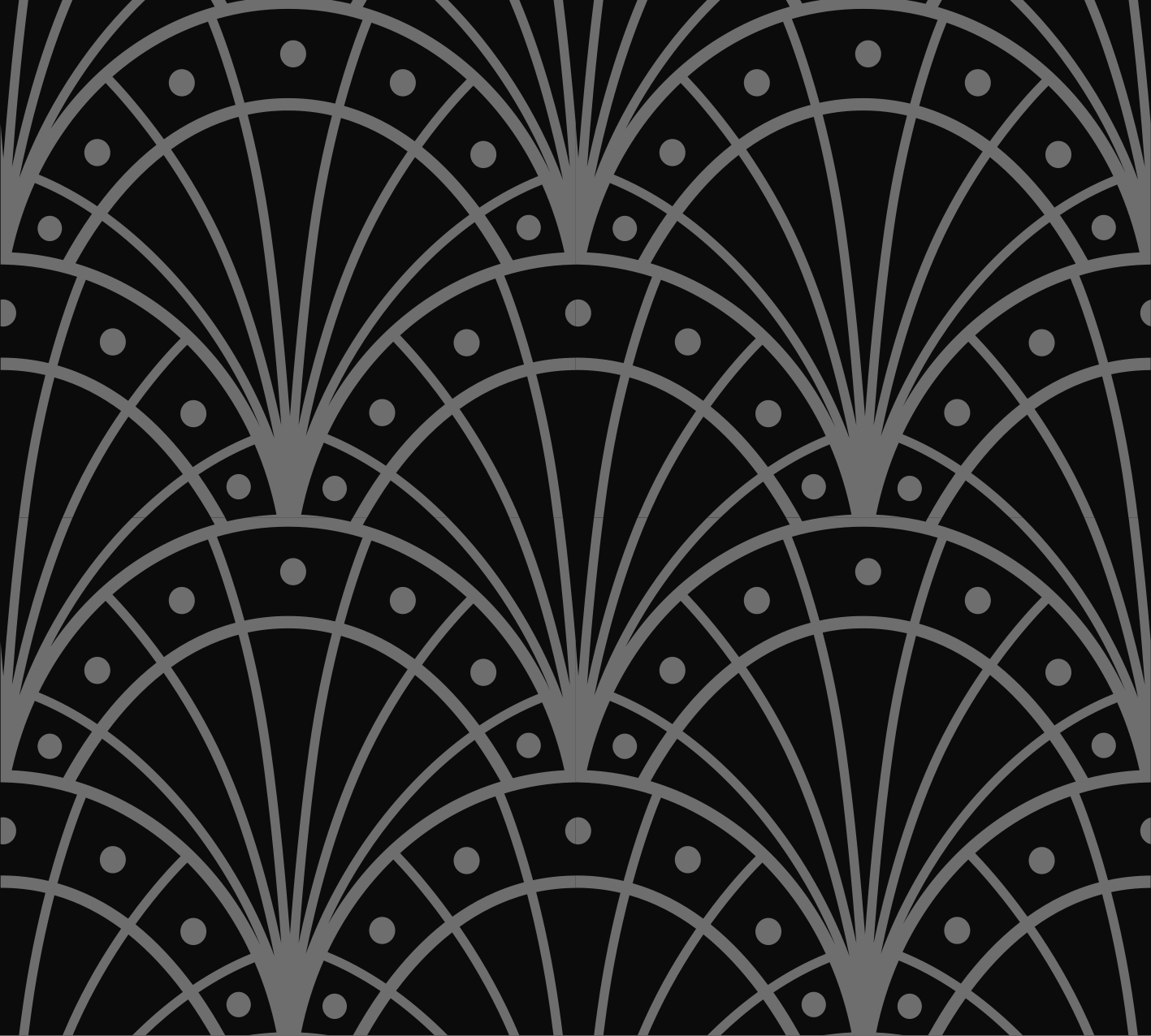 Alfombra vinílica negra estilo art déco elegante - TenVinilo