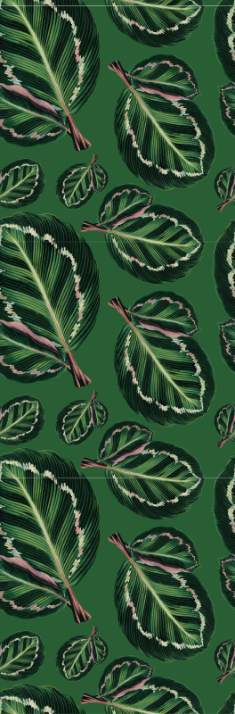 Alfombra vinílica verde maranta verde - TenVinilo