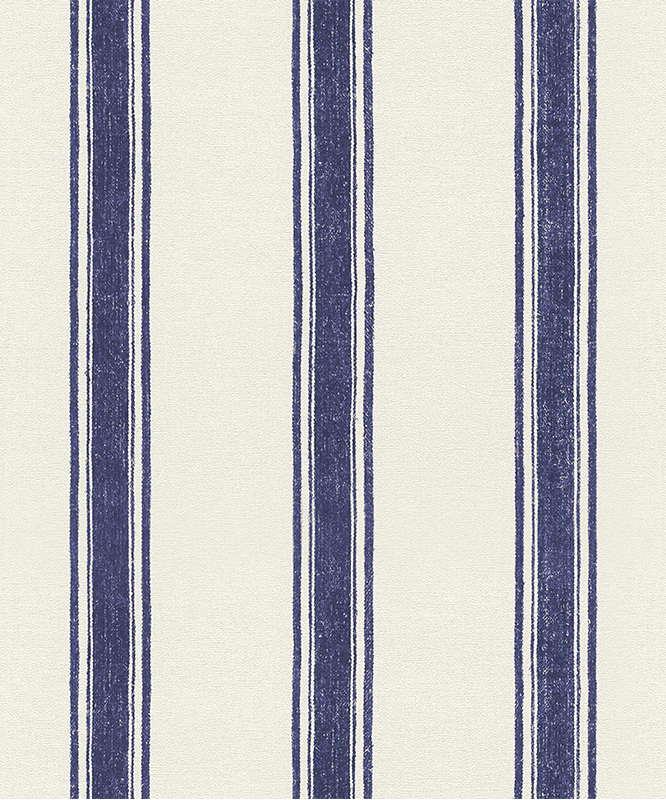 Alfombra vinílica exterior líneas verticales azul marino - TenVinilo