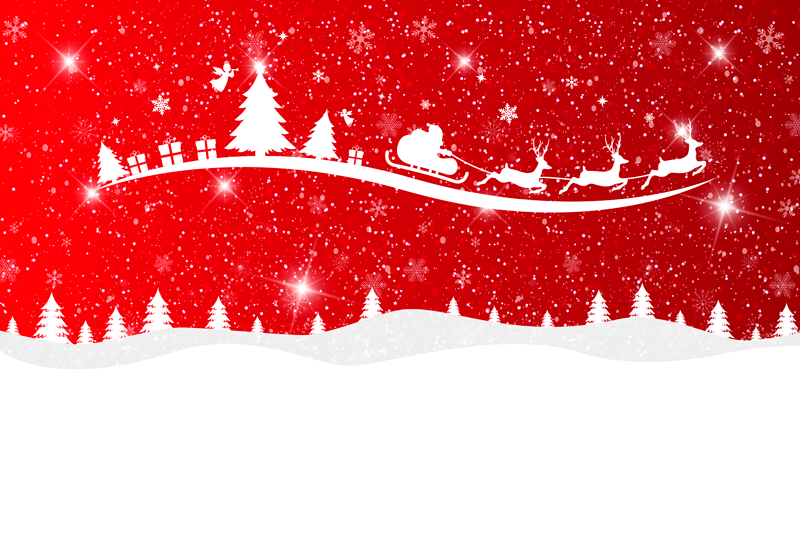 Alfombra vinílica roja olas navideñas - TenVinilo