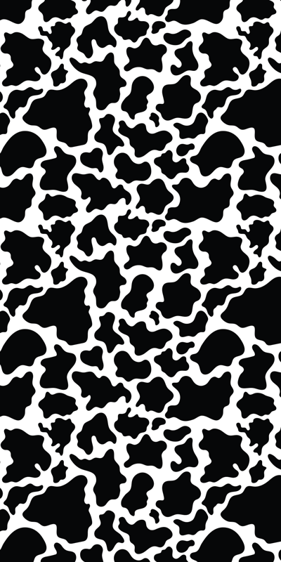 Alfombra vinilica Animal Print vaca rectangular - TenVinilo