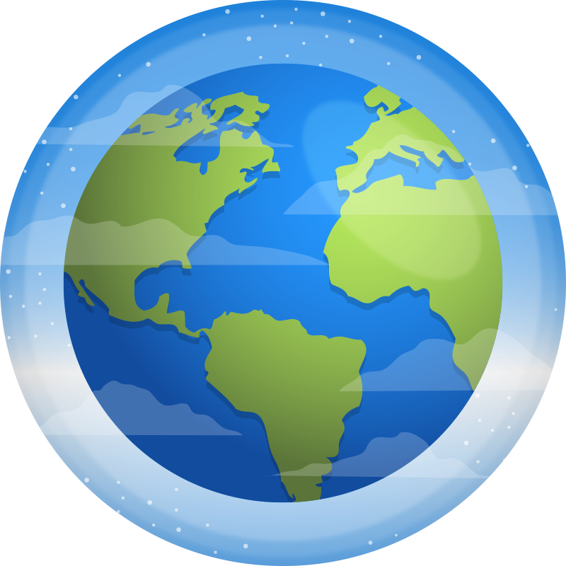 Alfombra vinílica mapa bola del mundo - TenVinilo