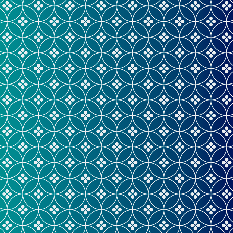 Alfombra vinílica geométrica superposición geométrica azul - TenVinilo