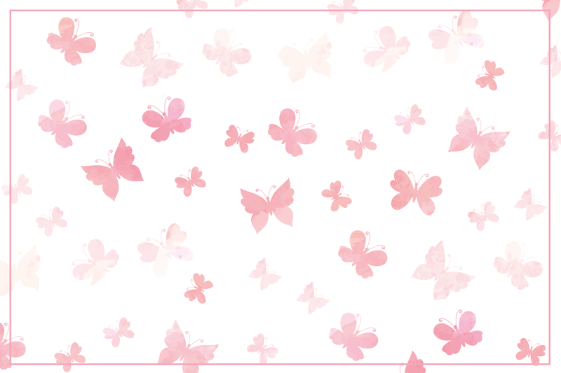 Alfombra vinílica flores dispersión de mariposas - TenVinilo