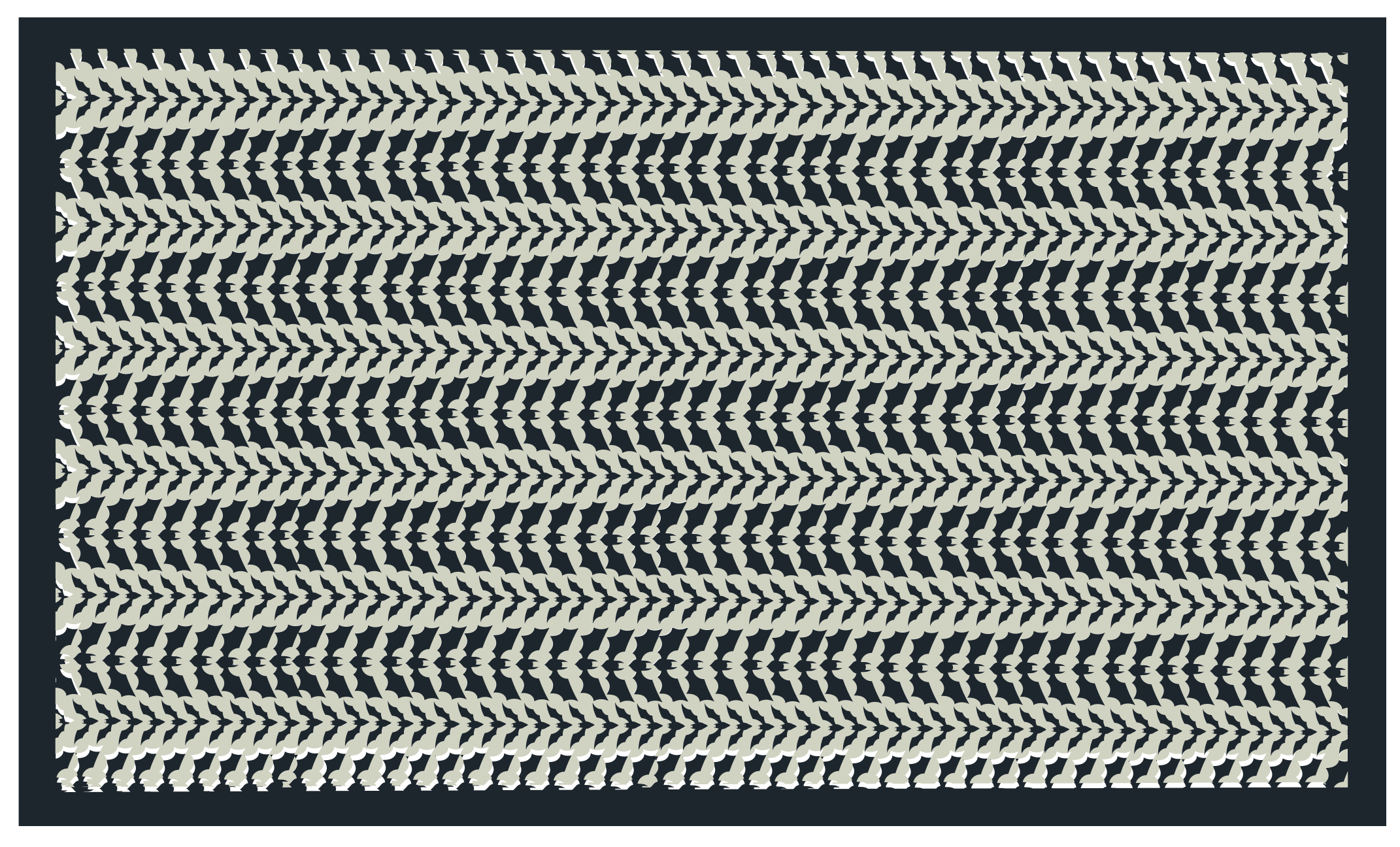 Alfombra vinílica rayas complejidad de chevron - TenVinilo