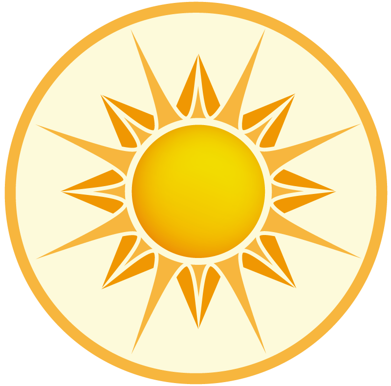 Alfombra vinílica mandala patrón amarillo - TenVinilo