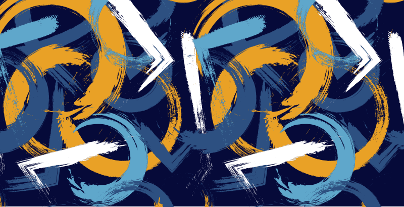 Alfombra vinílica juvenil combinada multicolor - TenVinilo