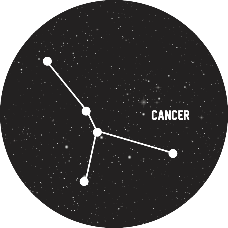 Alfombras vinílicas modernas Cáncer de signo del zodíaco - TenVinilo