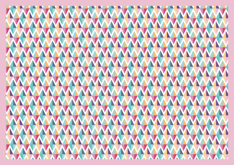 Alfombra vinílica baño corredor con estampado geométrico - TenVinilo