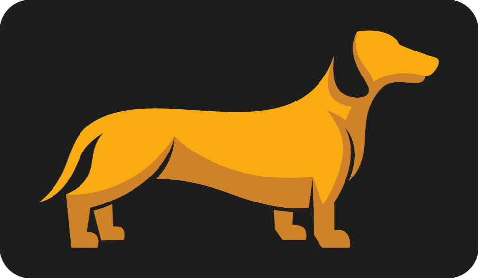 Alfombra vinílica de animales silueta canina - TenVinilo