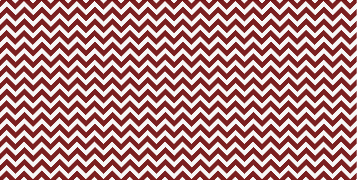 Alfombra vinílica rayas zigzag rojas y blancas - TenVinilo