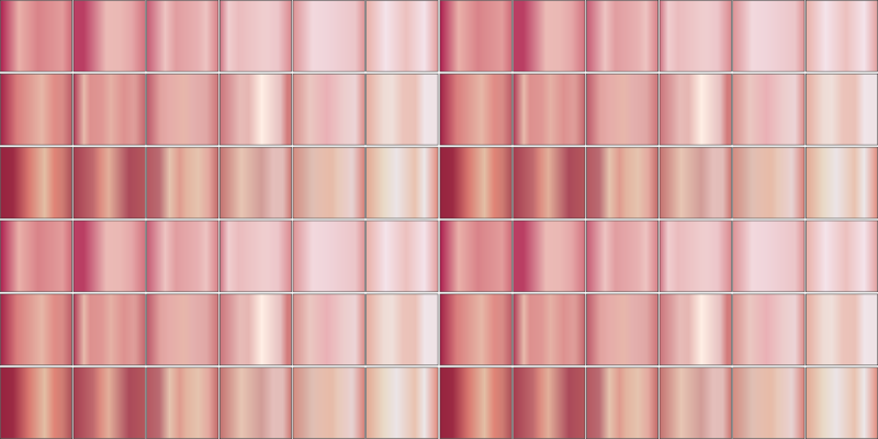 Alfombra vinilo mosaico rosa de acero - TenVinilo