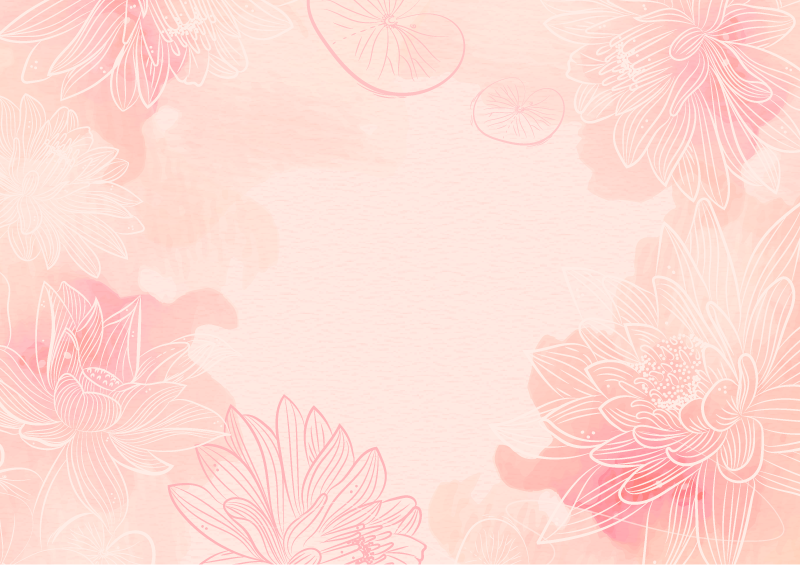 Alfombra vinílica flores tranquilidad floral - TenVinilo