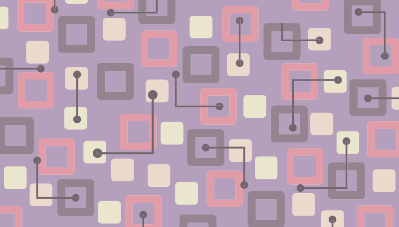 Alfombra vinílica geométrica circuitos geométricos - TenVinilo